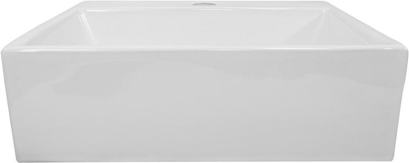 Cuba de Apoio Para Banheiro Acqua 8410 Quadrada Sem Valvula Branco Brilho