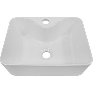 Cuba de Apoio Para Banheiro Acqua C-8025D Sem Valvula Branco Brilho