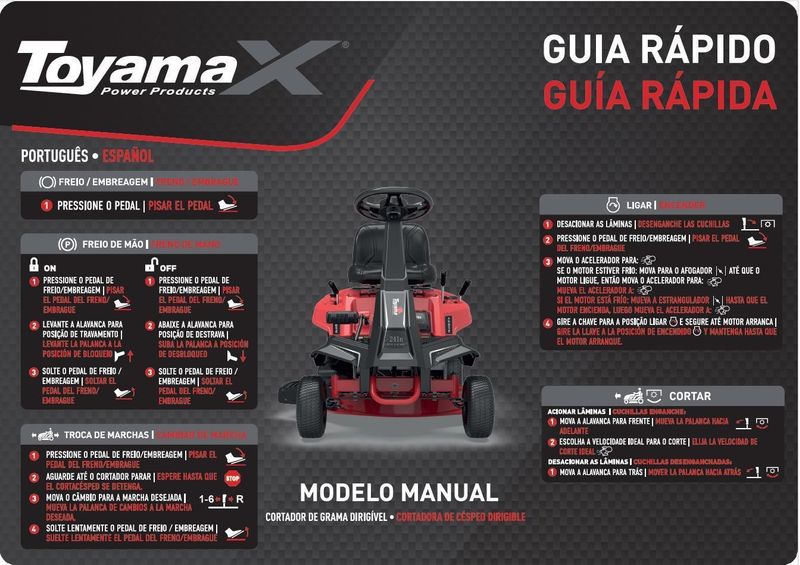 Trator-Cortador-de-Grama-Dirigivel-Gasolina-75HP-TLT24-Partida-Eletrica