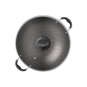 Wok Tramontina Paris Antiaderente Starflon Max Chumbo