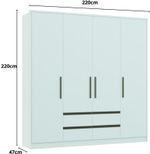 Guarda-Roupa---Roupeiro-4-Portas-4-Gavetas-Luxus-Castro-Branco-220cm