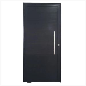 Porta Pivotante de Alumínio Maxx Preto esquerdo - 210x100