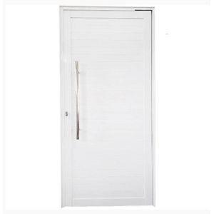 Porta Pivotante de Alumínio Maxx Branco Direita - 210x100