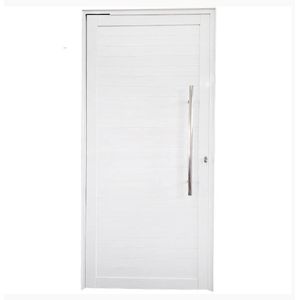 Porta Pivotante de Alumínio Maxx Branco esquerdo - 210x100