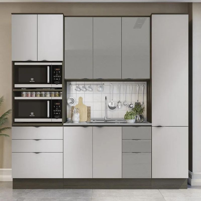 Torre-Quente-2-Fornos-2-Portas-3-Gavetas-H770-Nox-Kappesberg-Onix-e-Steel-70cm