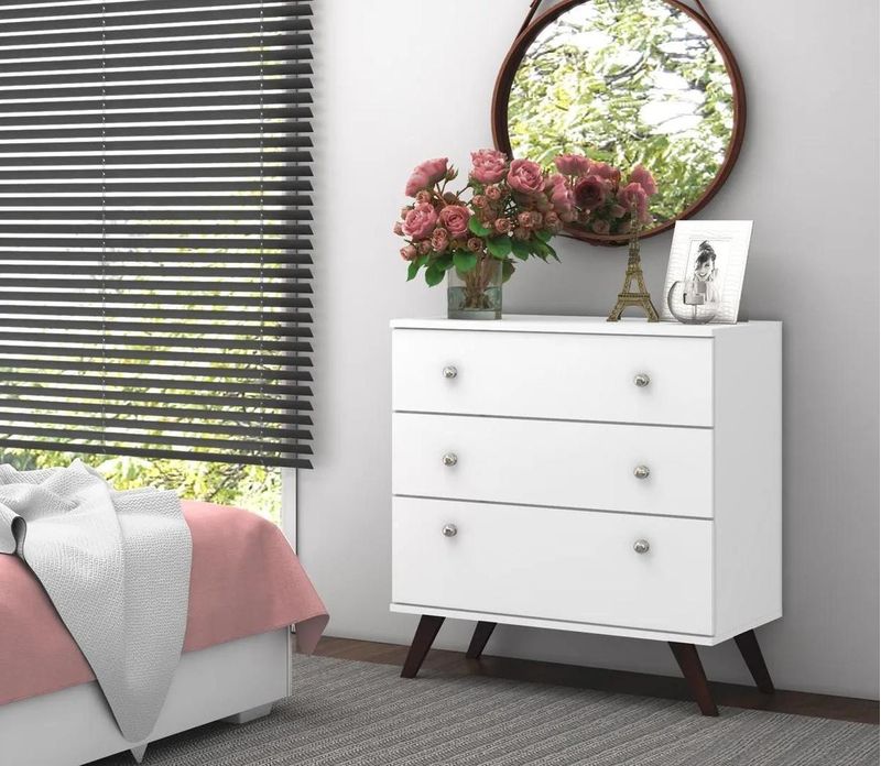 Comoda-3-Gavetas-RT3018-Retro-Movelbento-Branco