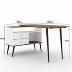 Mesa-Para-Escritorio-em-L-Retro-com-2-Movel-Bento-Gavetas-Branco-e-Rustico-136x78x95cm