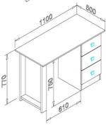 Mesa-Para-Escritorio-Computador-Notebook-Estudo-com-3-Gavetas-Movel-Bento-Branco-110x77x50cm