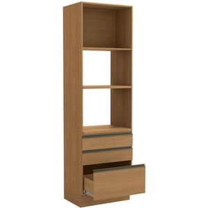 Torre Quente 70cm 1 Porta 3 Gavetas Maxxi Kappesberg G750-CN Canela