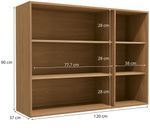 Aereo-120cm-3-Portas-com-Vidro-Maxxi-Kappesberg-G767-CN-Canela