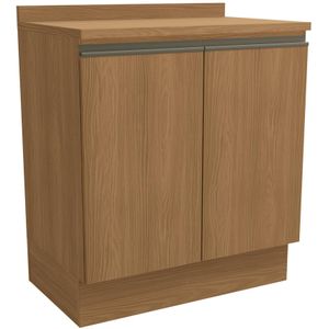 Balcão com Tampo 80cm 2 Portas Maxxi Kappesberg CB334-CN Canela