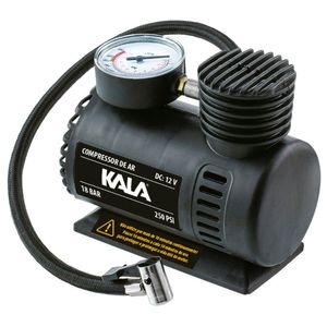 Compressor De Ar Automotivo 60W 12V 3 Em 1 Compacto Kala
