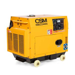 Gerador Portátil à Diesel 4,5 KVA 6 HP Mono Partida Elétrica Gmd 5000Es Csm