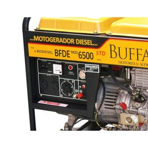 Motogerador Diesel Buffalo 5KVA Mono P Elétrica Quadro STD