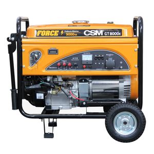 Gerador Portátil à Gasolina 9 KVA 15 HP 220V Trifásico Gt 8000E Force Csm