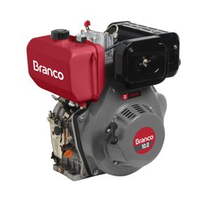 Motor Diesel 10,0CV Eixo H Partida Manual BD-10.0 Branco