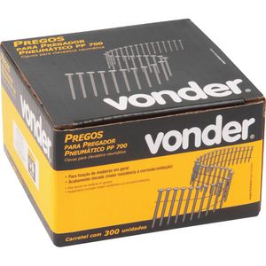 Prego Ardox 64mm Carretel com 300 peças para PP 700 Vonder