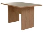 Mesa-de-Jantar-6-Lugares-Oeste-Moveis-Atenas-Tampo-de-Vidro-Com-6-Cadeiras-Texas-Mel-Louro-e-Branco