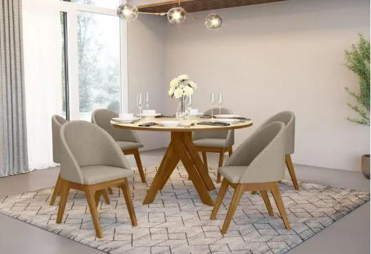 Mesa-de-Jantar-6-Lugares-Oeste-Moveis-Monaco-Noce-e-Nude-137cm