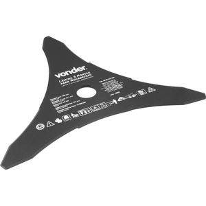 Lâmina 3 Pontas para Roçadeira 300x25,4x3,8mm - Vonder