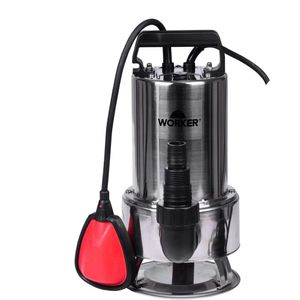 Bomba Submersa Aço Inox 1Hp 127V As Com Boia Worker