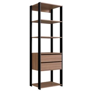 Estante Livreiro 183X60cm 02 Gavetas PRODDY