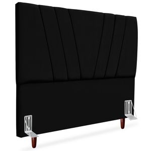 Cabeceira Casal 140cm Bell Suede Terracota RM