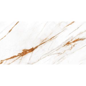 Porcelanato Damme 62x121cm PR12238 Calacata Oro Lux Polido RetificadoClasse A LC