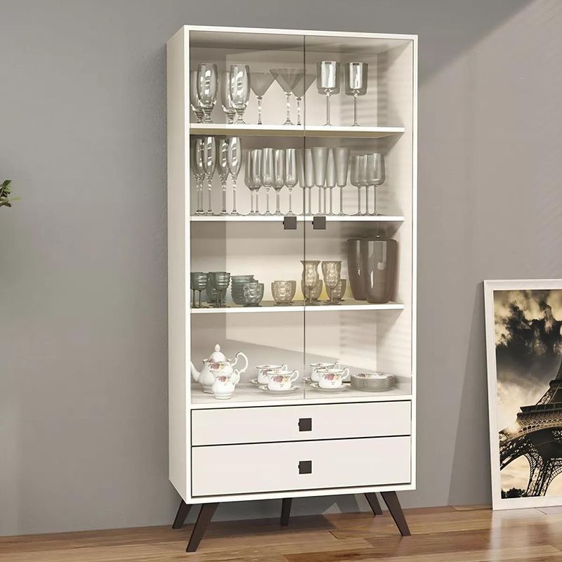 Cristaleira-2-Portas-2-Gavetas-Movelbento-Off-White