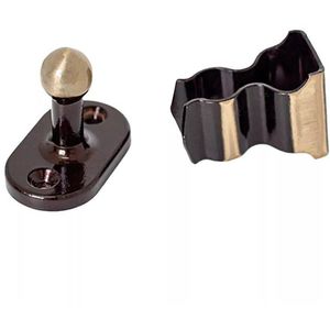 Prendedor de Porta Silvana 95844 Universal Niquelado Cartela Com 1 Unidade