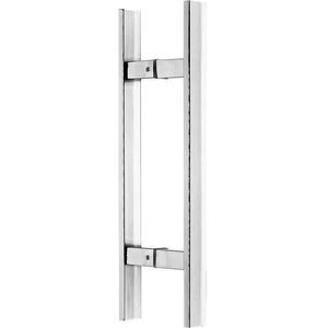 Puxador Silvana 97612 Reto 100Cm Inox Polido Cartela Com 1 Par