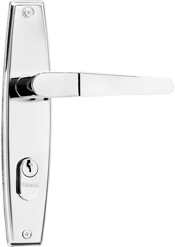 Fechadura 1000 Silvana 91556 Alavanca Externa Cromado 4Cm