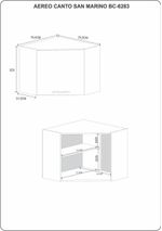 Armario-Aereo-de-Canto-1-Porta-San-Marino-Atualle-Freijo-Verde