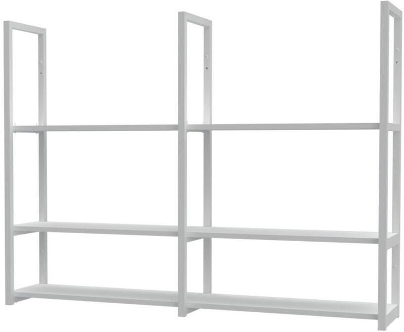 Prateleira Industrial Brasforma PIB312020 3 Divisórias 120x20cm Branco