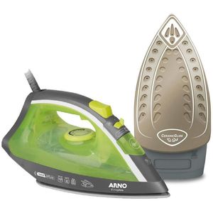 Ferro Vapor Arno Ecogliss Com Base Cerâmica e Modo ECO FEC1 110VVerde/Cinza