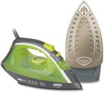 Ferro-Vapor-Arno-Ecogliss-Com-Base-Ceramica-e-Modo-ECO-FEC1-220VVerde-Cinza