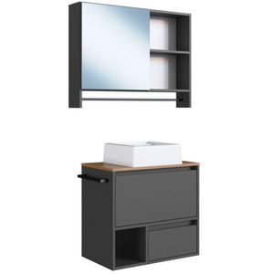 Conjunto Armario e Gabinete Com Cuba 60cm PRODDY