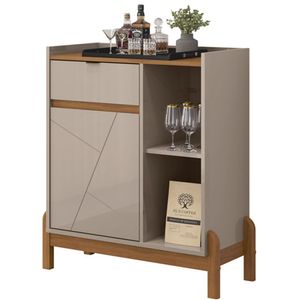 Aparador Bar 50526 Pes Madeira Maciça 81cm DCASA