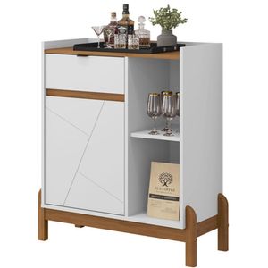 Aparador Bar 50526 Pes Madeira Maciça 81cm DCASA