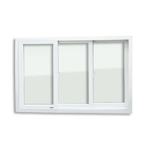 Janela PVC 3 Folhas Móveis Redução Acústica - 100x150