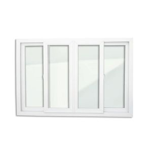 Janela PVC 4 Folhas Móveis Redução Acústica - 100X150
