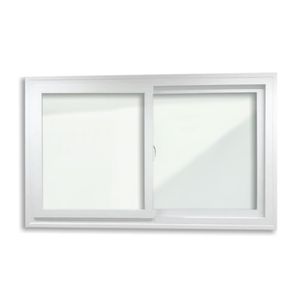 Janela de PVC Acustica 2 Folhas Sobrepor - 100X100