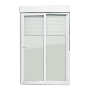 Porta de PVC Acústica com Persiana Integrada Cremona - 230X180