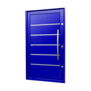 Porta Pivotante Lambril Azul Premium Direita - 216X130