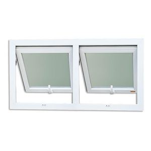 Maxim-Ar de Pvc Acústica 2 seções Branco - 60x120