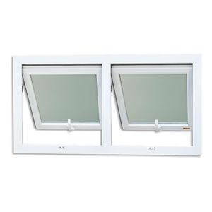 Maxim-Ar de Pvc Acústica 2 seções Branco - 60x160