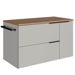 Gabinete Para Banheiro 02 Portas 01 Gaveta 80cm PRODDY
