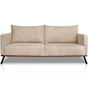 Sofa Aya 2 Lugares Para Sala De Estar 180cm Boucle Ezz
