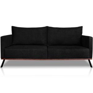 Sofa Aya 2 Lugares Para Sala De Estar 180cm Boucle Ezz