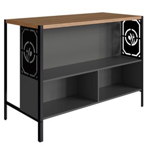 Mesa Bancada Ilha Gourmet 127cm P1034 PP Milani Store
